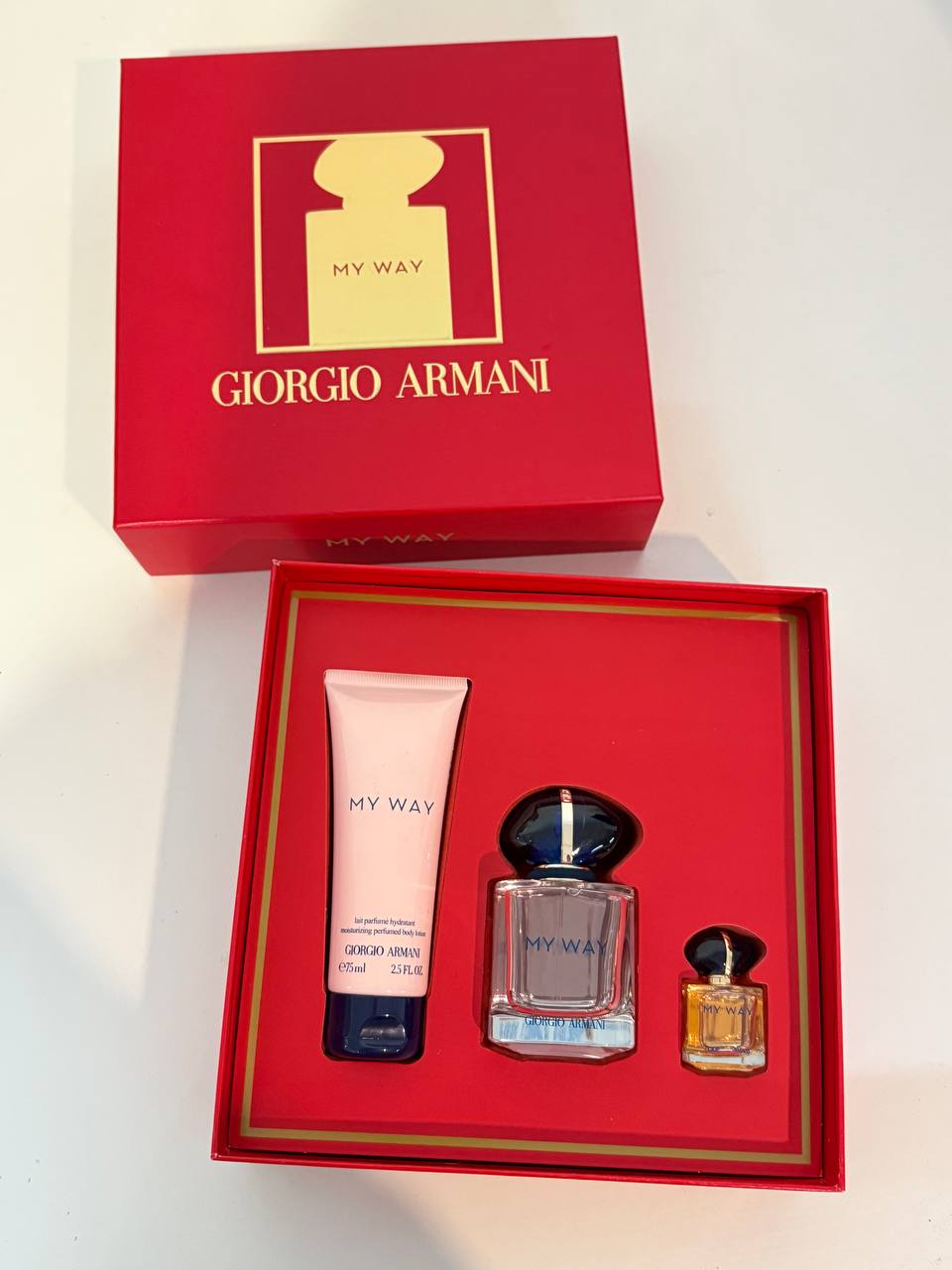 GIORGIO ARMANI MY WAY SET (RED BOX) DEMO DEFECT