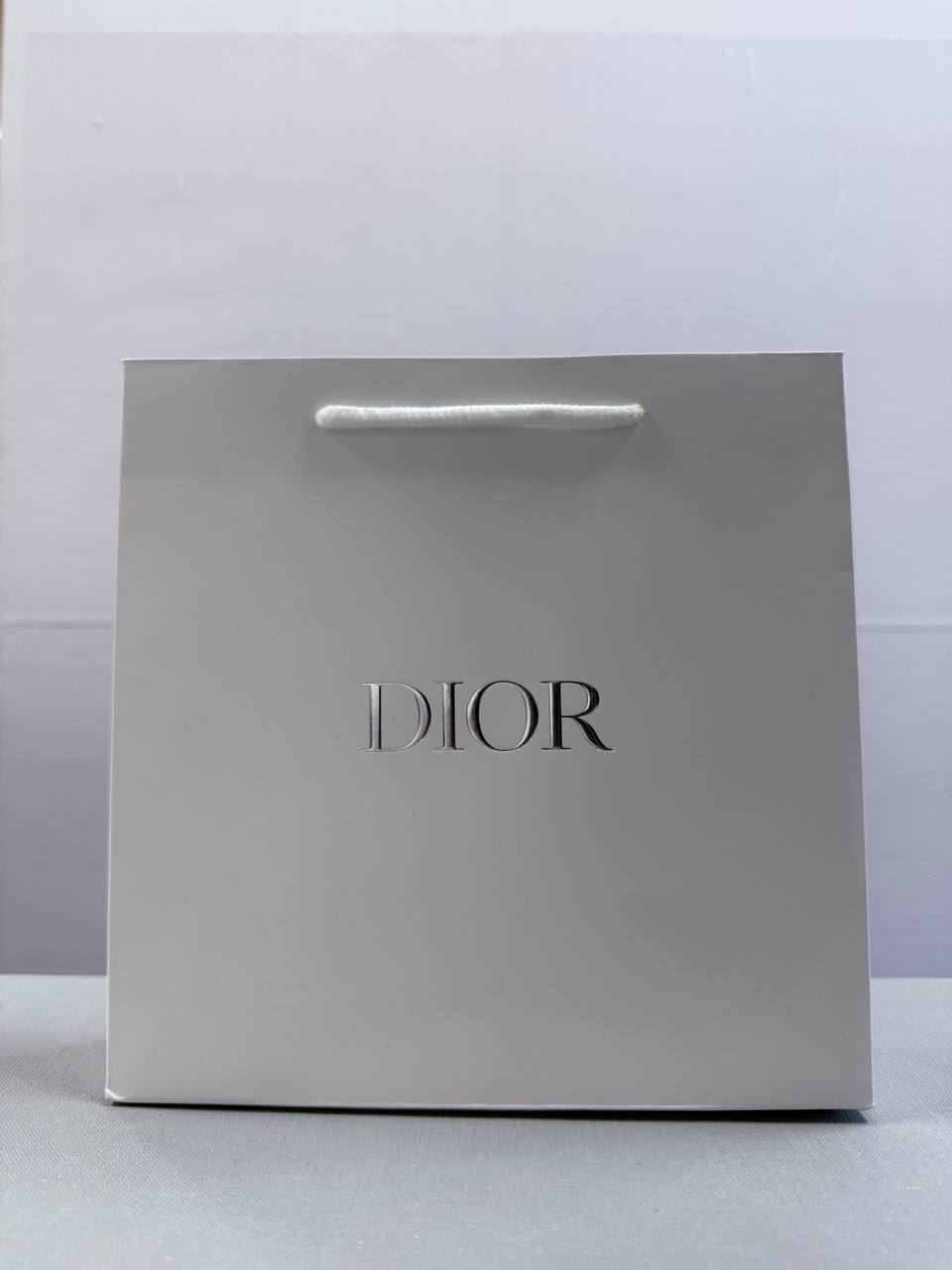 DIOR PAPER BAG (SILVER SQUARE)